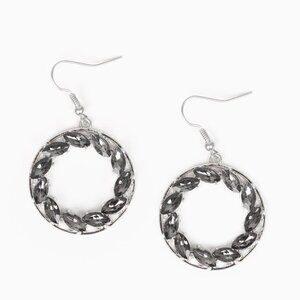 GLOBAL Glow Silver Earrings
